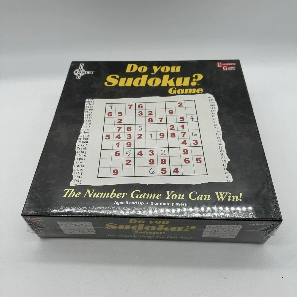 NISP DO YOU SUDOKU? GAME BY UNIVERSITY GAMES AGES 8+ University Games 01512